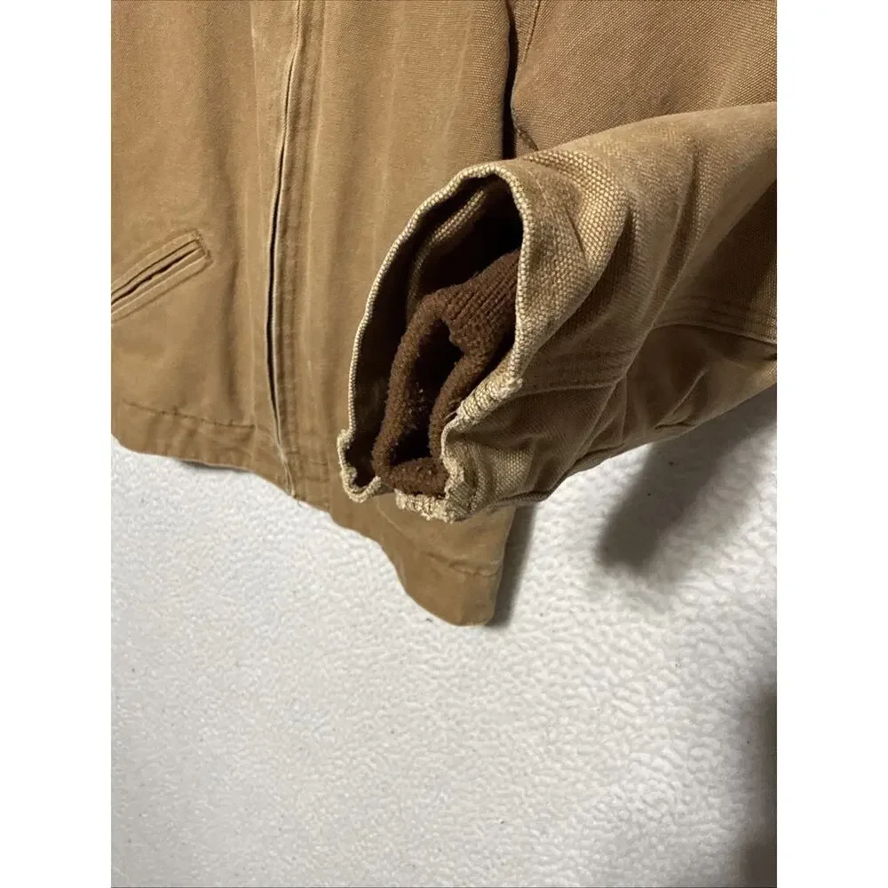 VTG Carhartt Detroit Quilted Lined Child Youth Boys Canvas Jacket Y20 10 USA